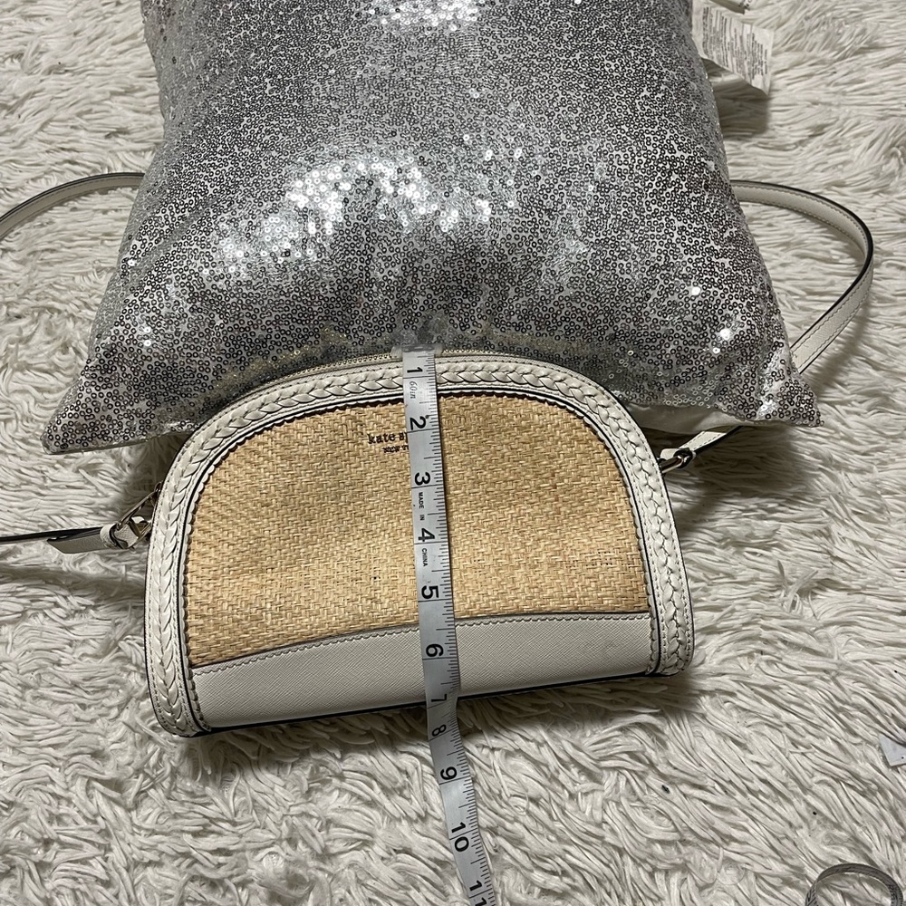 Kate Spade ♠️ Small Straw Crossbody ... - Picture 10 of 16